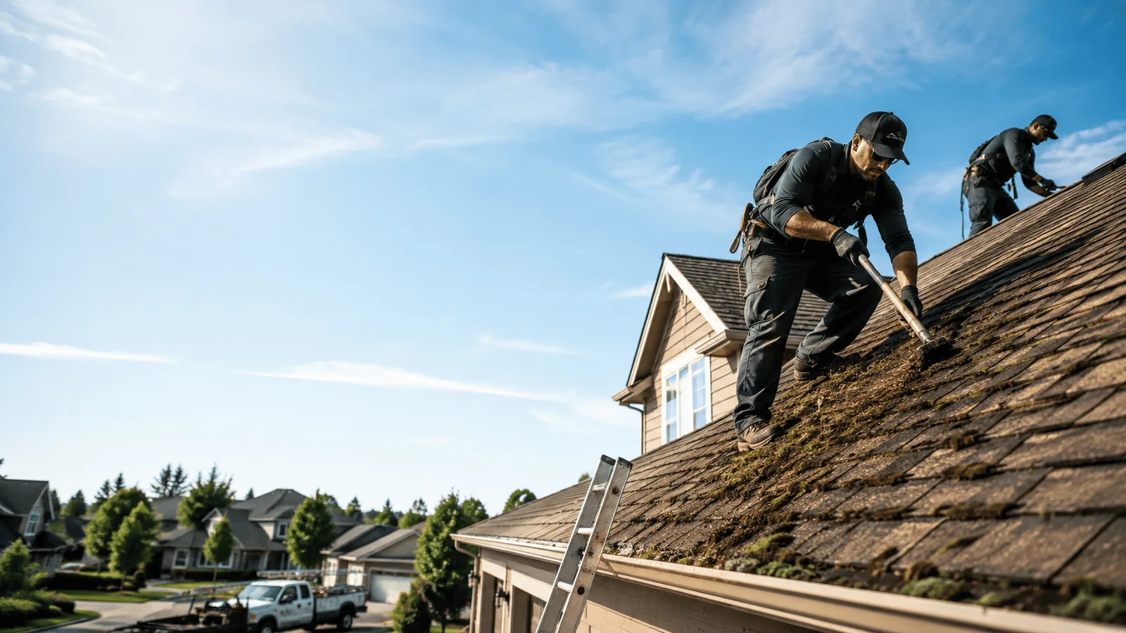 Roof Moss Removal in Chana, IL near me
